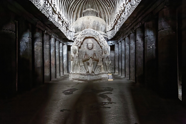 Grottes d'Ellora-Grottes bouddhistes-029